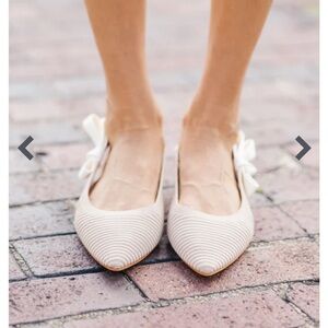 Elegant Cream Ballet Flats
